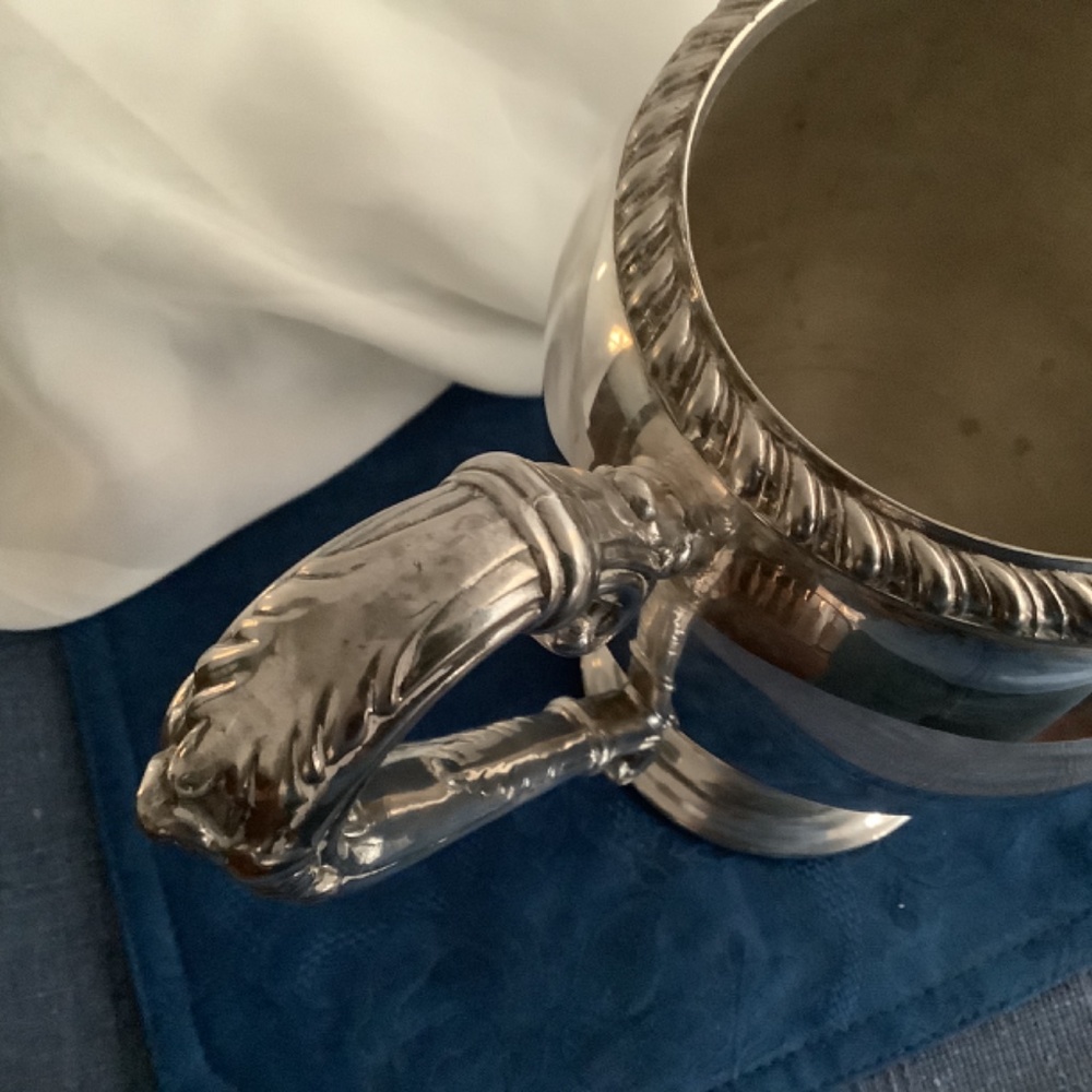 Vintage Water Pitcher. Silver on Copper, hallmarks on bottom. - Picture 3 of 7